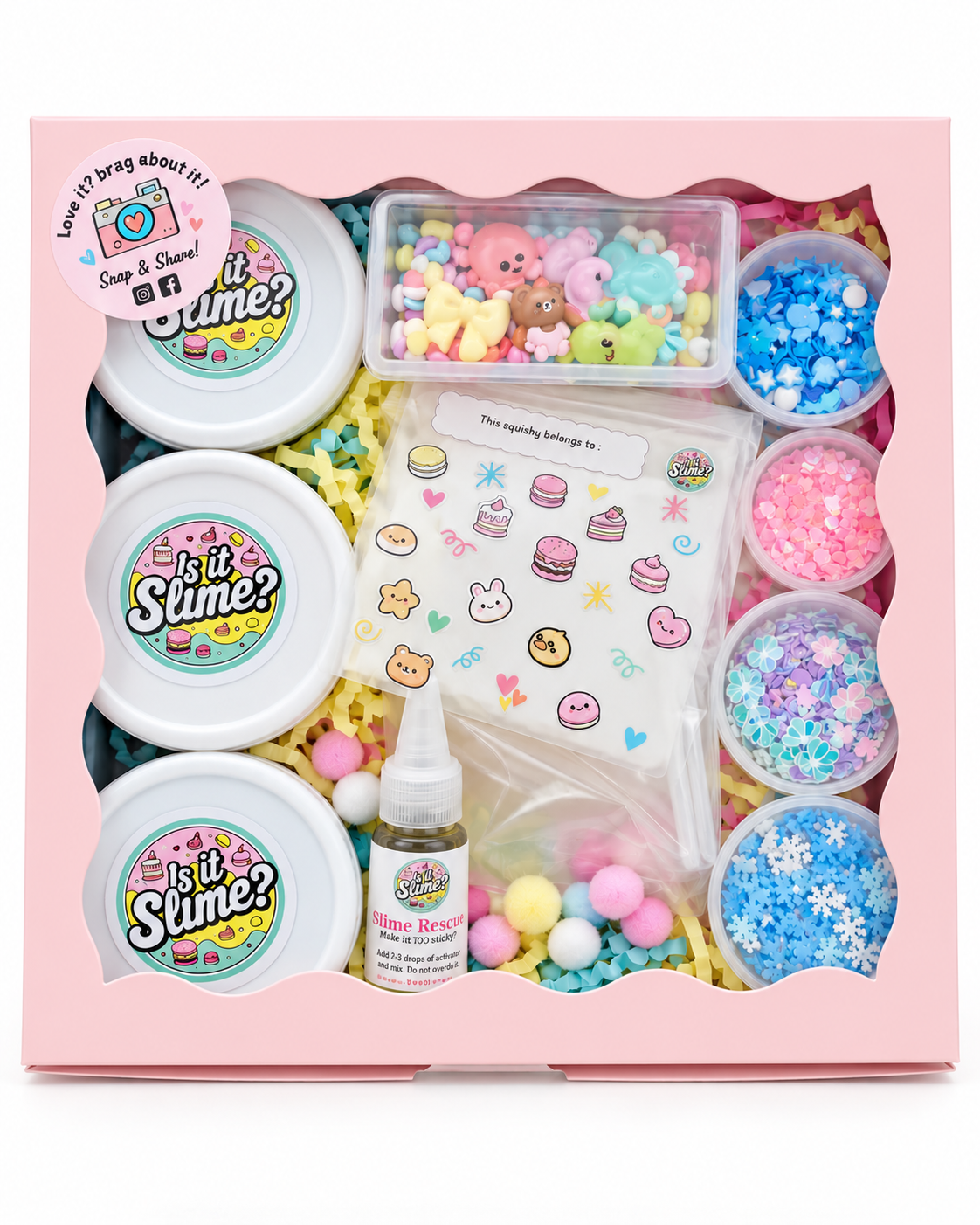 Deluxe Squishy Kit – Make 3 Squishies